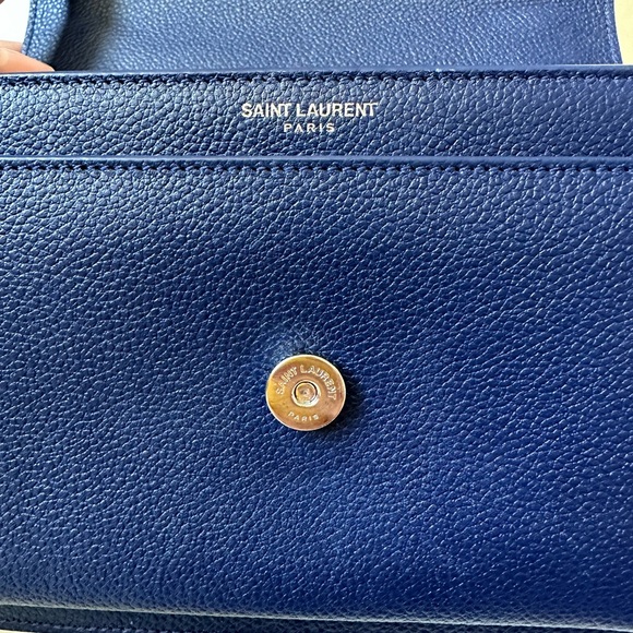 Saint Laurent Sunset Satchel Leather Bag - Picture 14 of 14